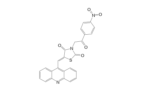 5-Acridin-9-yl-methylene-3[2-(4-nitro-phenyl)-2-oxoethyl]-thiazolidine-2,4-dione