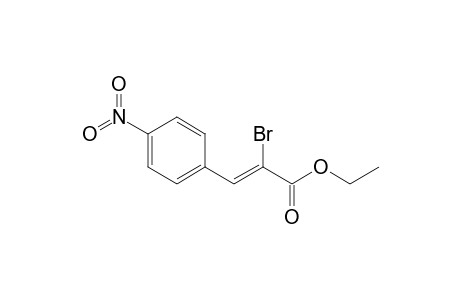 (E)-Ethyl 3-(4-nitrophenyl)-2-bromo-2-propenoate