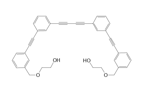 1,1'-bis{3"-[(Hydroxyethoxy)methyl]phenyl]ethyny]phenyl]-ethynyl]