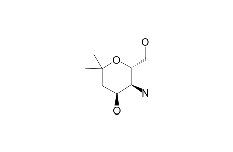 (4S,5S,6S)-5-AMINO-6-(HYDROXYMETHYL)-2,2-DIMETHYLTETRAHYDRO-2H-PYRAN-4-OL