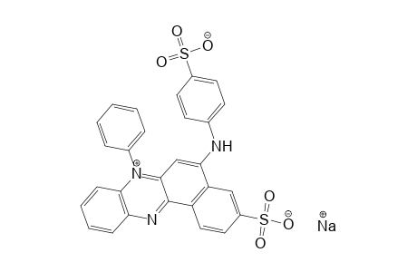 7-Phenyl-10-sulfo-9-[(4-sulfophenyl)amino]benzo[a]phenazin-7-ium, sodium salt