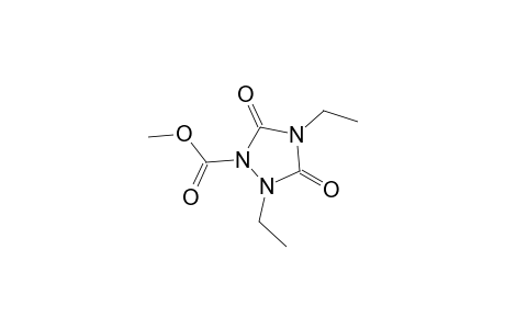 Methyl 2,4-diethyl-3,5-dioxo-1,2,4-triazolidine-1-carboxylate