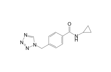 Benzamide, N-cyclopropyl-4-tetrazol-1-ylmethyl-