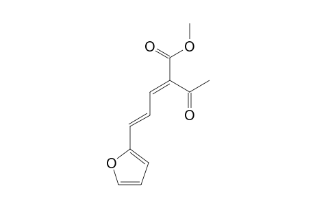 E-ALPHA-ACETYL-DELTA-(2-FURYL)-BUTADIENECARBOXYLIC_ACID_METHYLESTER