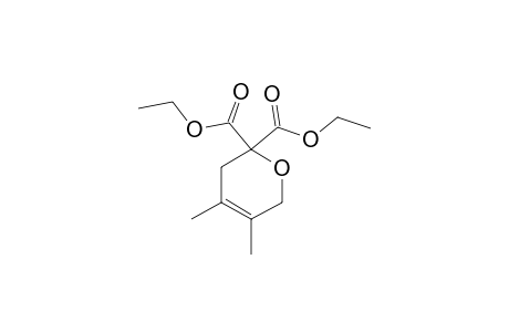 2,2-Diethoxycarbonyl-4,5-dimethyl-3,6-dihydro-2H-pyran