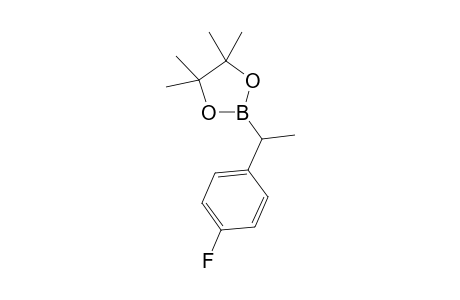 2-[1-(4-fluorophenyl)ethyl]-4,4,5,5-tetramethyl-1,3,2-dioxaborolane