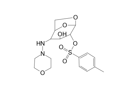 2-o-Tosyl-4-(morpholinoamino)-4-deoxy-1,6-anhydro-.beta.-D-glucopyranose