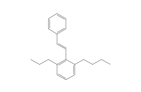 1-Butyl-2-[(E)-2-phenylethenyl]-3-propyl-benzene