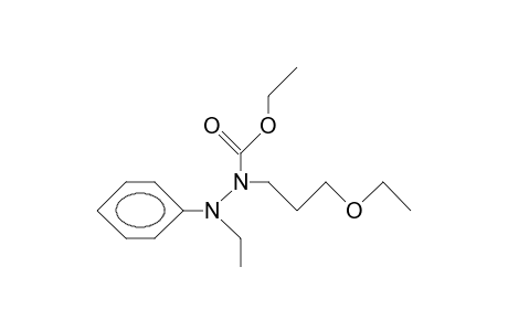 1-Carbethoxy-1-(3-ethoxy-propyl)-2-ethyl-2-phenyl-hydrazine