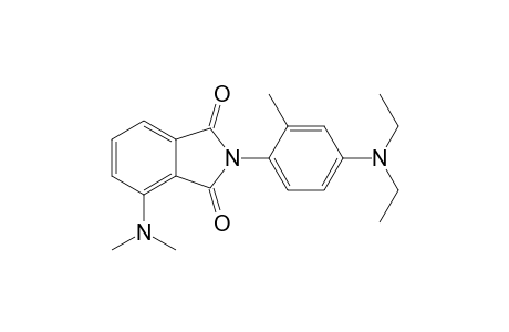 N-(2-methyl-4-diethylaminophenyl) -3-dimethylaminophthalimide