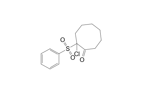 2-Chloro-2-(phenylsulfonyl)cyclooctanone