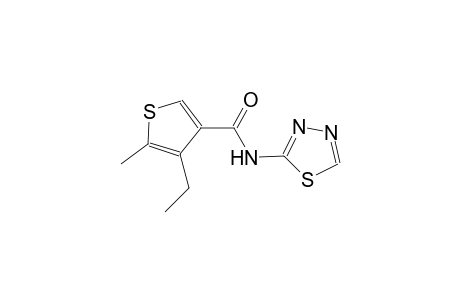 4-ethyl-5-methyl-N-(1,3,4-thiadiazol-2-yl)-3-thiophenecarboxamide