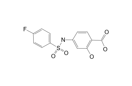 4-[(4-Fluorobenzene)sulfonamido]-2-hydroxybenzoic acid