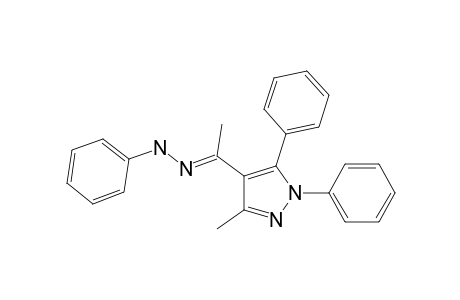 Ethanone, 1-(3-methyl-1,5-diphenyl-1H-pyrazol-4-yl)-, phenylhydrazone