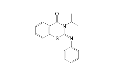 2,3-dihydro-3-isopropyl-2-(phenylimino)-4H-1,3-benzothiazin-4-one