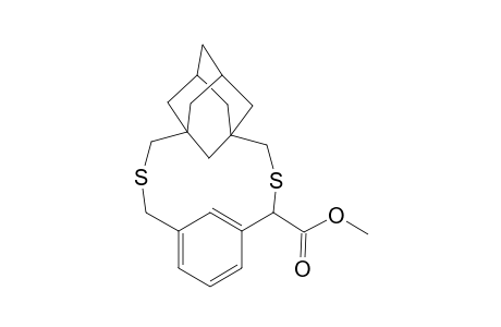 Methyl 2,15-dithia[3.3](1,3)-adamantanometacyclophane-18-carboxylate