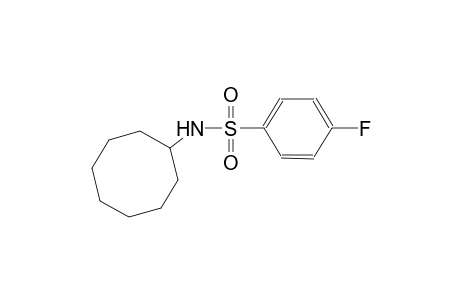 N-cyclooctyl-4-fluorobenzenesulfonamide