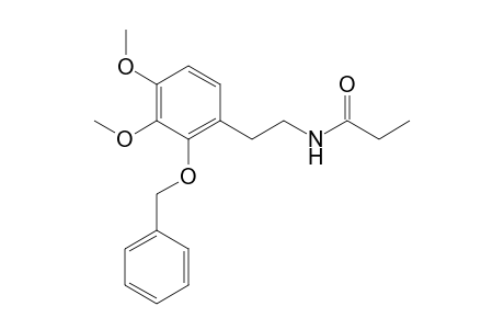 N-(2-(benzyloxy)-3,4-dimethoxyphenethyl)propionamide