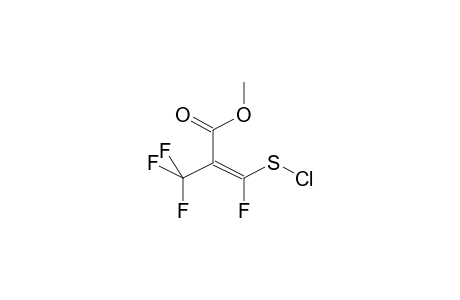 1,3,3,3-TETRAFLUORO-2-CARBMETHOXYPROPENSULPHENYLCHLORIDE