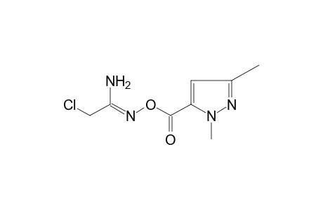 2-chloro-O-[(1,3-dimethylpyrazol-5-yl)carbonyl]acetamidoxime