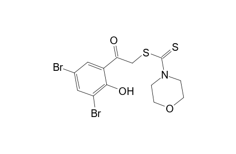 3',5'-DIBROMO-2'-HYDROXY-2-MERCAPTOACETOPHENONE, 2-(4-MORPHOLINECARBODITHIOATE)