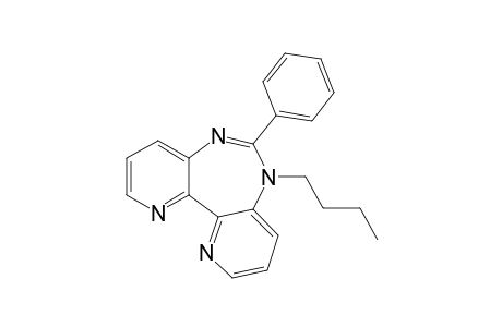 5H-Dipyrido[3,2-d:2',3'-f][1,3]diazepine, 5-butyl-6-phenyl-