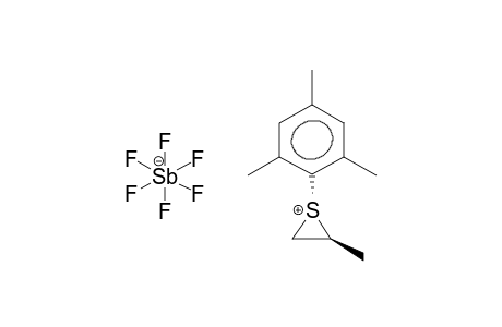 ANTI-S-(2,4,6-TRIMETHYLPHENYL)-EPISULPHONIOPROPYLENEHEXAFLUOROANTIMONATE