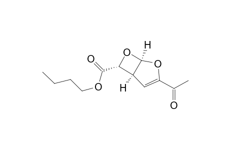 2,7-Dioxabicyclo[3.2.0]hept-3-ene-6-carboxylic acid, 3-acetyl-, butyl ester, (1.alpha.,5.alpha.,6.alpha.)-(.+-.)-