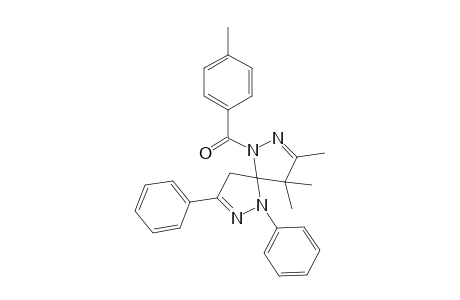1,2,6,7-Tetraazaspiro[4.4]nona-2,7-diene, 3,4,4-trimethyl-1-(4-methylbenzoyl)-6,8-diphenyl-
