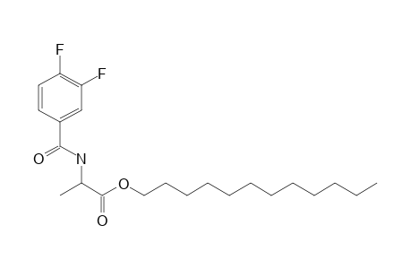 D-Alanine, N-(3,4-difluorobenzoyl)-, dodecyl ester