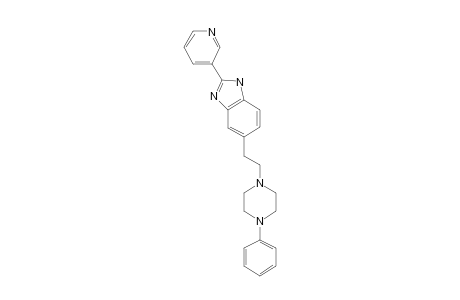 6-[2-(4-phenyl-1-piperazinyl)ethyl]-2-(3-pyridinyl)-1H-benzimidazole