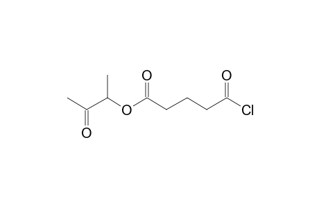 Glutaric acid, monochloride, 3-oxobut-2-yl ester