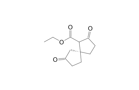 Ethyl 2,7-dioxospiro[4.4]nonane-1-carboxylate