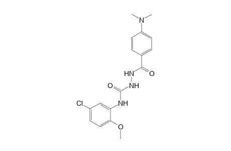 4-(5-chloro-2-methoxyphenyl)-1-[p-(dimethylamino)benzoyl]semicarbazide