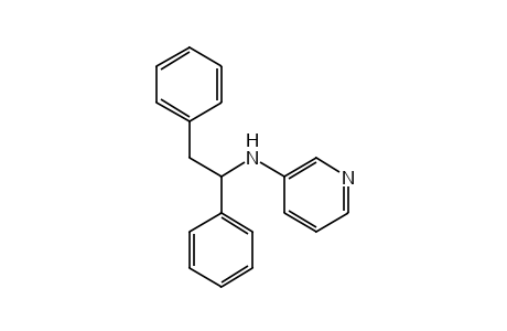 3-[(1,2-diphenylethyl)amino]pyridine