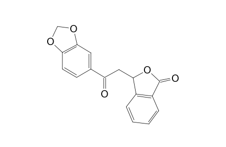 1(3H)-Isobenzofuranone, 3-[2-(1,3-benzodioxol-5-yl)-2-oxoethyl]-