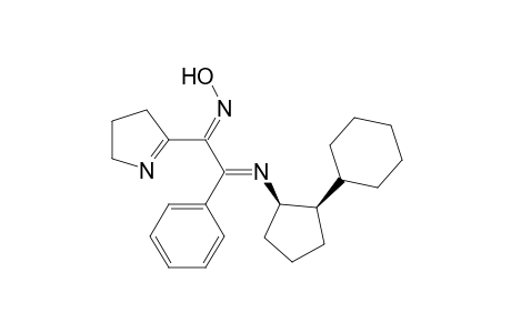 Ethanone, 2-[(2-cyclohexylcyclopentyl)imino]-1-(3,4-dihydro-2H-pyrrol-5-yl)-2-phenyl-, oxime, cis-(.+-.)-