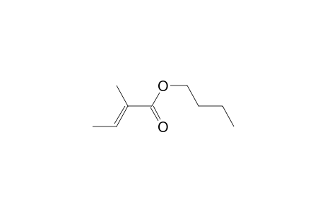 2-Butenoic acid, 2-methyl-, butyl ester, (E)-