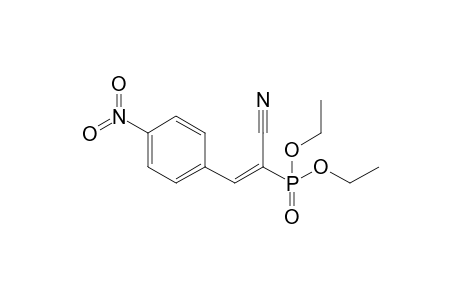 (E)-2-diethoxyphosphoryl-3-(4-nitrophenyl)-2-propenenitrile