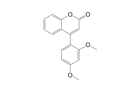 4-(2,4-DIMETHOXYPHENYL)-2H-1-BENZOPYRAN-2-ONE