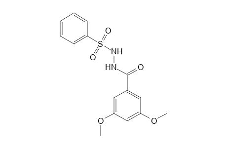 1-(3,5-dimethoxybenzoyl)-2-(phenylsulfonyl)hydrazine