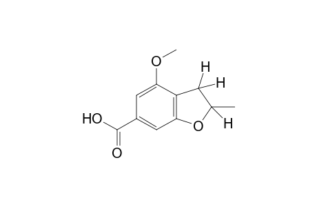 2,3-dihydro-4-methoxy-2-methyl-6-benzofurancarboxylic acid