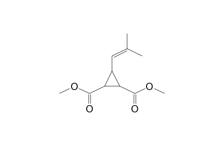 Dimethyl 3-(2-methyl-1-propenyl)-1,2-cyclopropanedicarboxylate