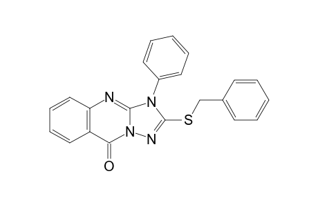 2-(benzylthio)-3-phenyl-[1,2,4]triazolo[5,1-b]quinazolin-9-one