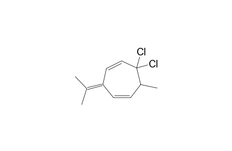 3,3-Dichloro-4-methyl-7-isopropylidene-cyclohepta-1,5-diene