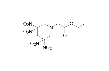 3,3,5,5-tetranitro-1-piperidineacetic acid, ethyl ester