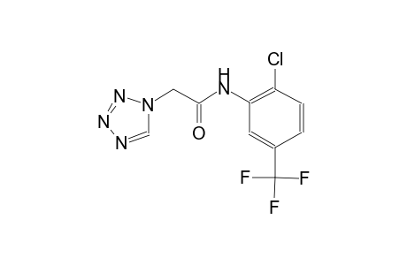 N-[2-chloro-5-(trifluoromethyl)phenyl]-2-(1H-tetraazol-1-yl)acetamide