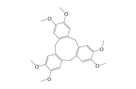 10,15-Dihydro-2,3,7,8,12,13-hexamethoxy-5H-tribenzo-[a,d,g]-cyclononene