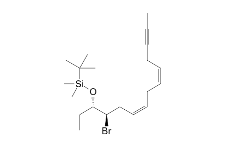 [(1S,2R)-2-bromo-1-ethyl-dodeca-4,7-dien-10-ynoxy]-tert-butyl-dimethyl-silane