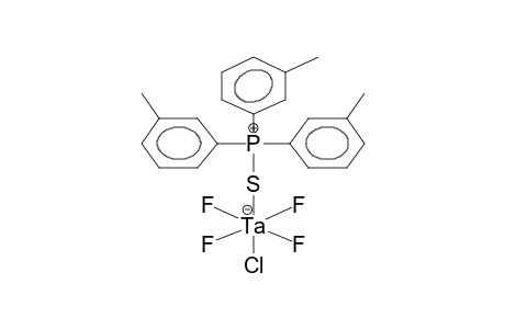 TRANS-TETRAFLUOROCHLORO[TRIS(META-TOLYL)PHOSPHONIOTHIO]TANTALATE